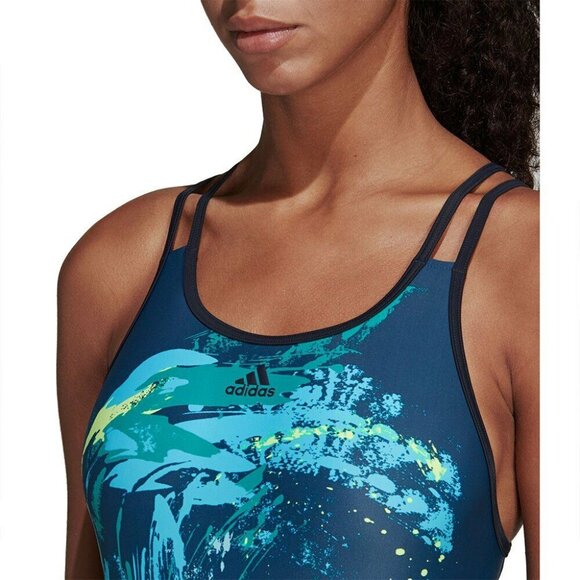 Adidas Fit Suit Parley 1Piece Swimsuit Sport DQ3333 36” NWT - Picture 5 of 8